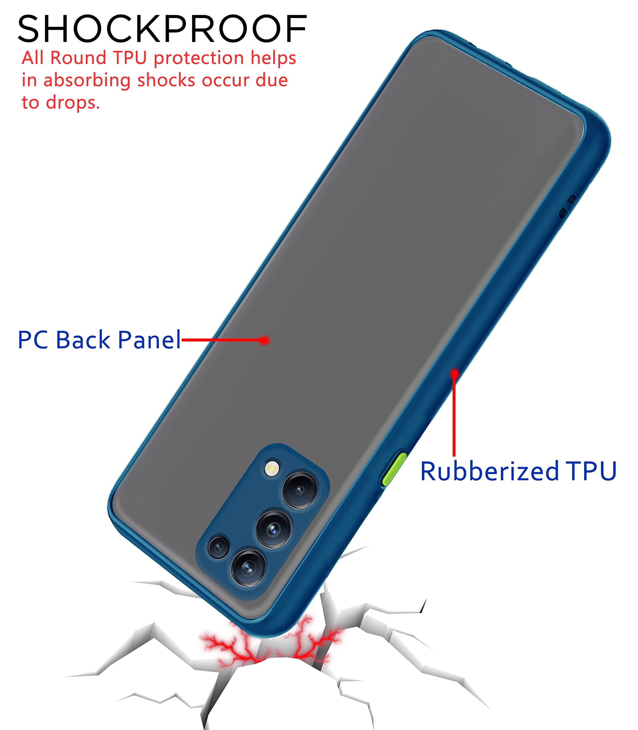 Pikkme Oppo Reno 5 Pro blue mobile cover – photo 4
