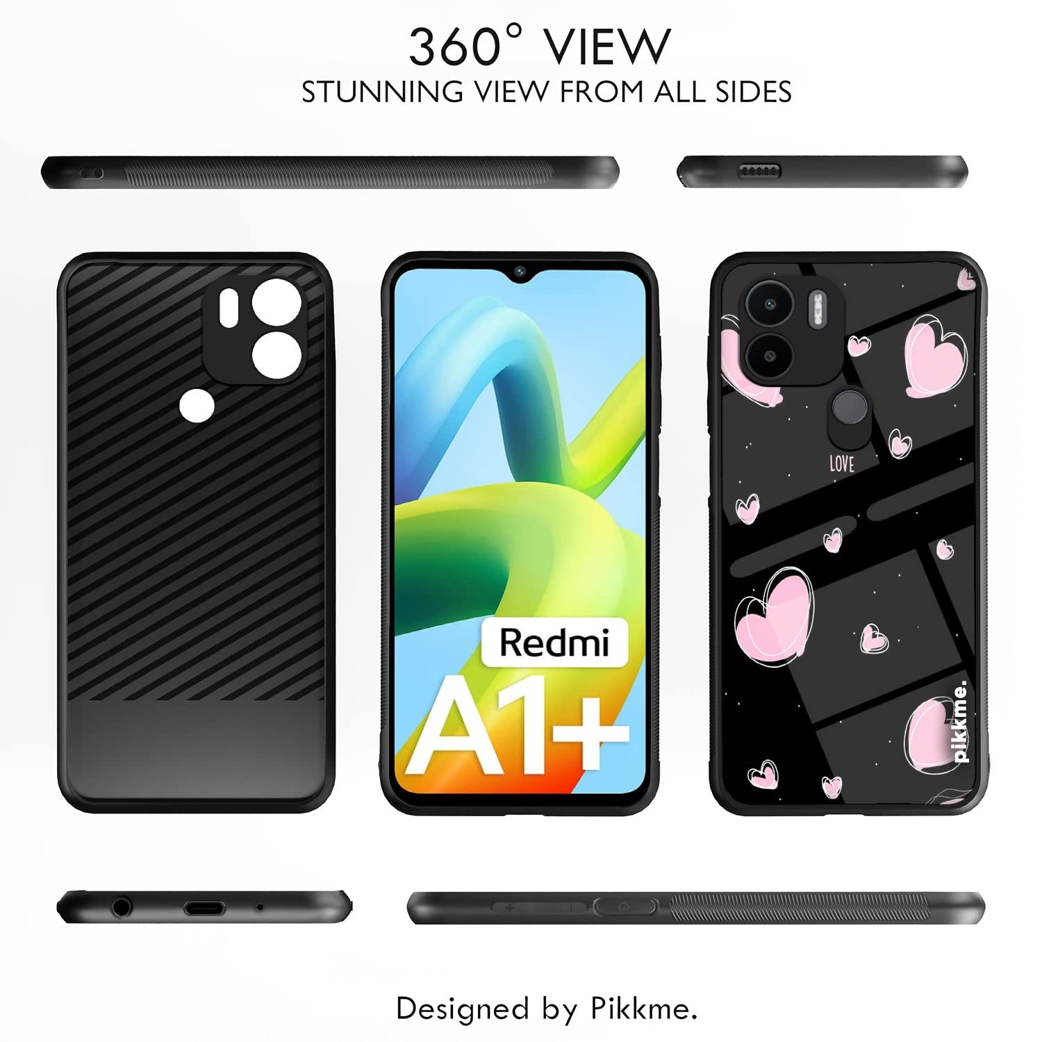 Redmi A1 Plus/A2 Plus/Poco C50 Hybrid phone cover by Pikkme – photo 2
