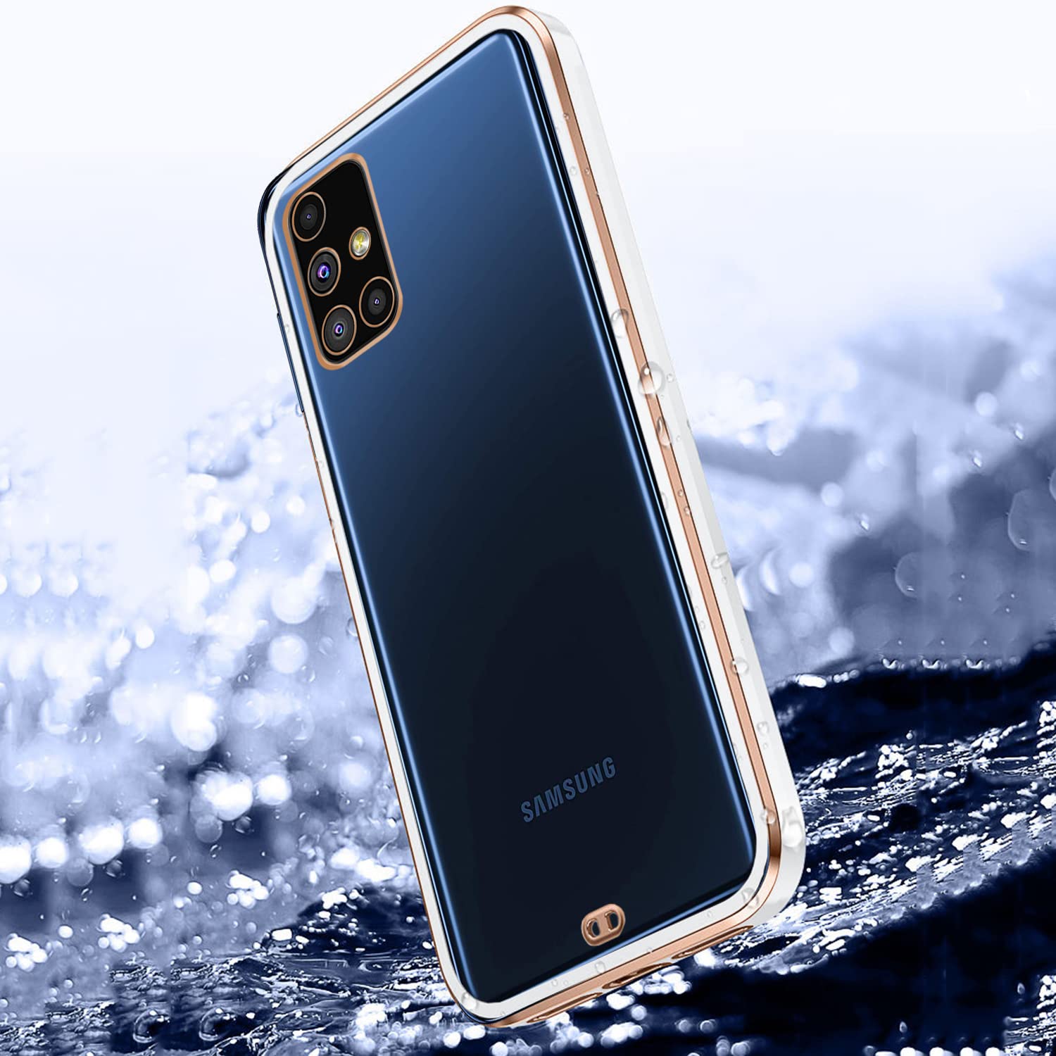 Pikkme Samsung M51 Chrome white phone cover – photo 2