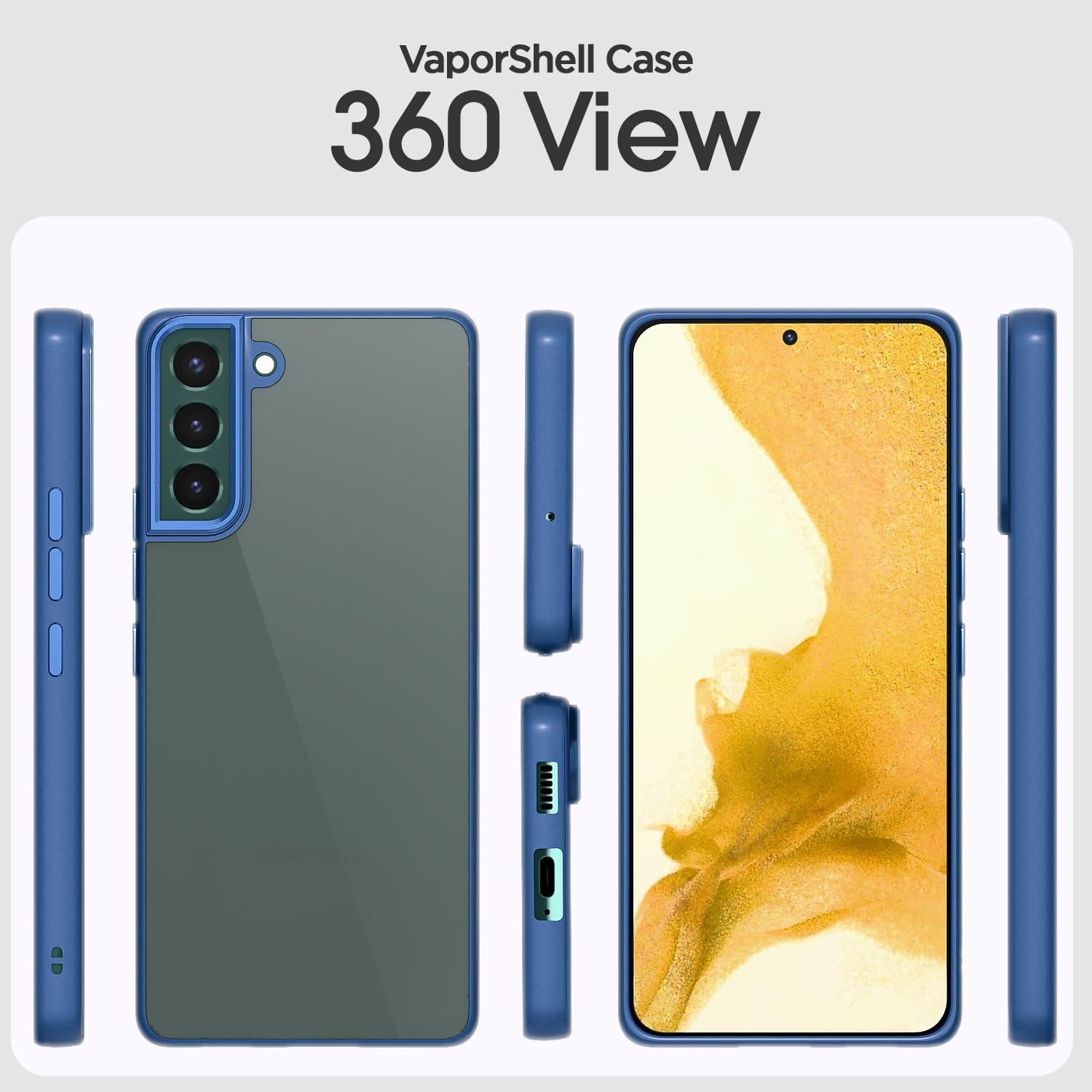 Samsung S22 Plus 5G back cover in indigo by Pikkme – photo 2