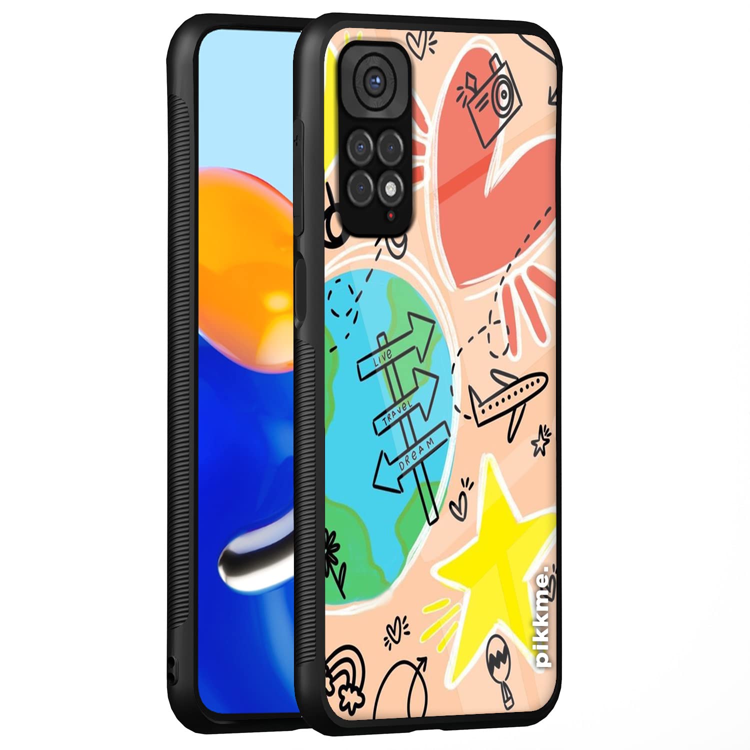Redmi Note 11/Note 11s Hybrid mobile cover by Pikkme