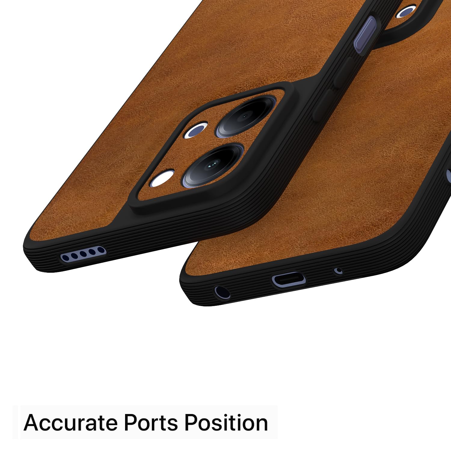 Vivo Y11/T5 Lite 5G Leather phone cover in brown by Pikkme – photo 4