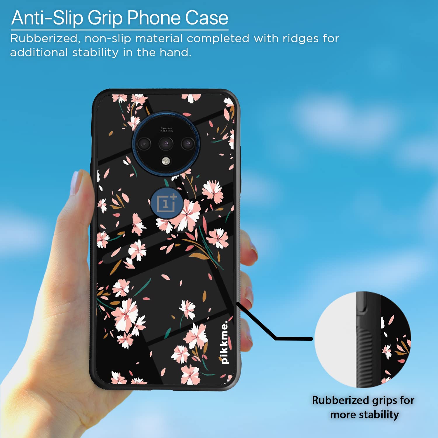 Pikkme OnePlus 7T Flower back cover – photo 5