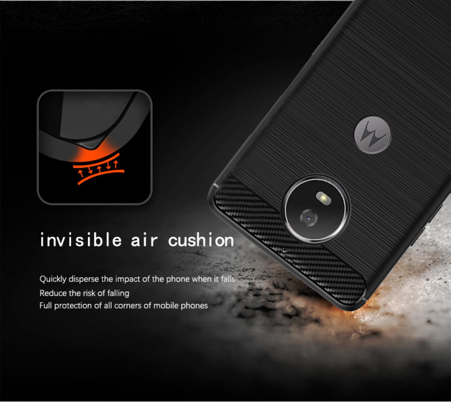 Pikkme black Hybrid mobile back cover for Moto G5s Plus – photo 4