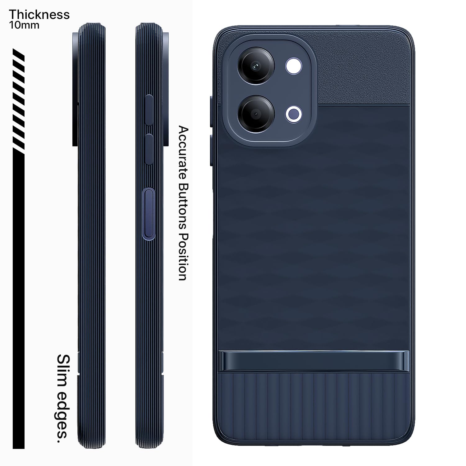 Pikkme blue mobile back cover for Vivo Y11/T5 Lite 5G – photo 3