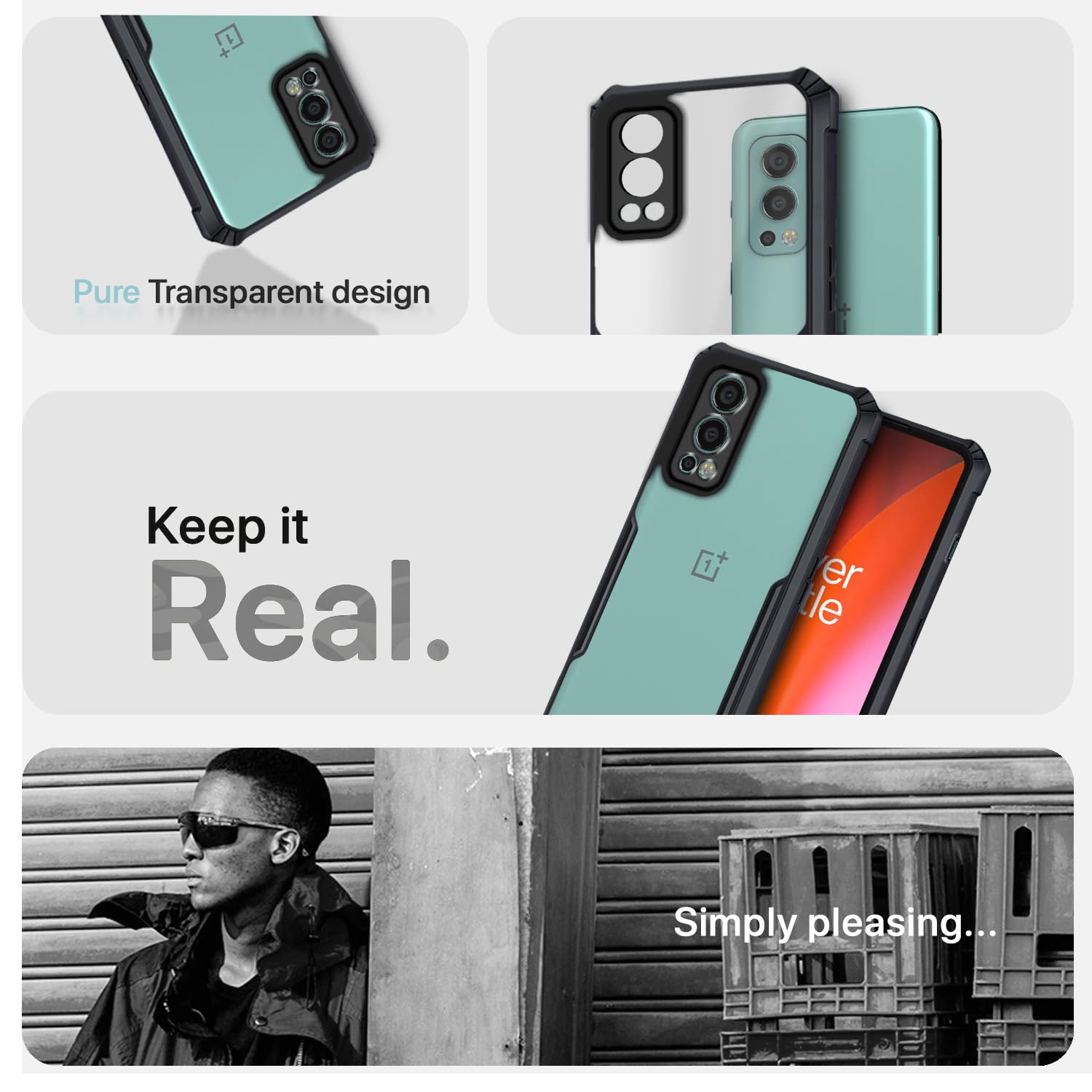 OnePlus Nord 2 5G phone cover in black by Pikkme – photo 4
