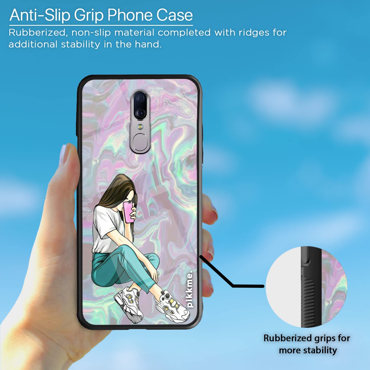 Oppo F11 Hybrid back cover by Pikkme – photo 5
