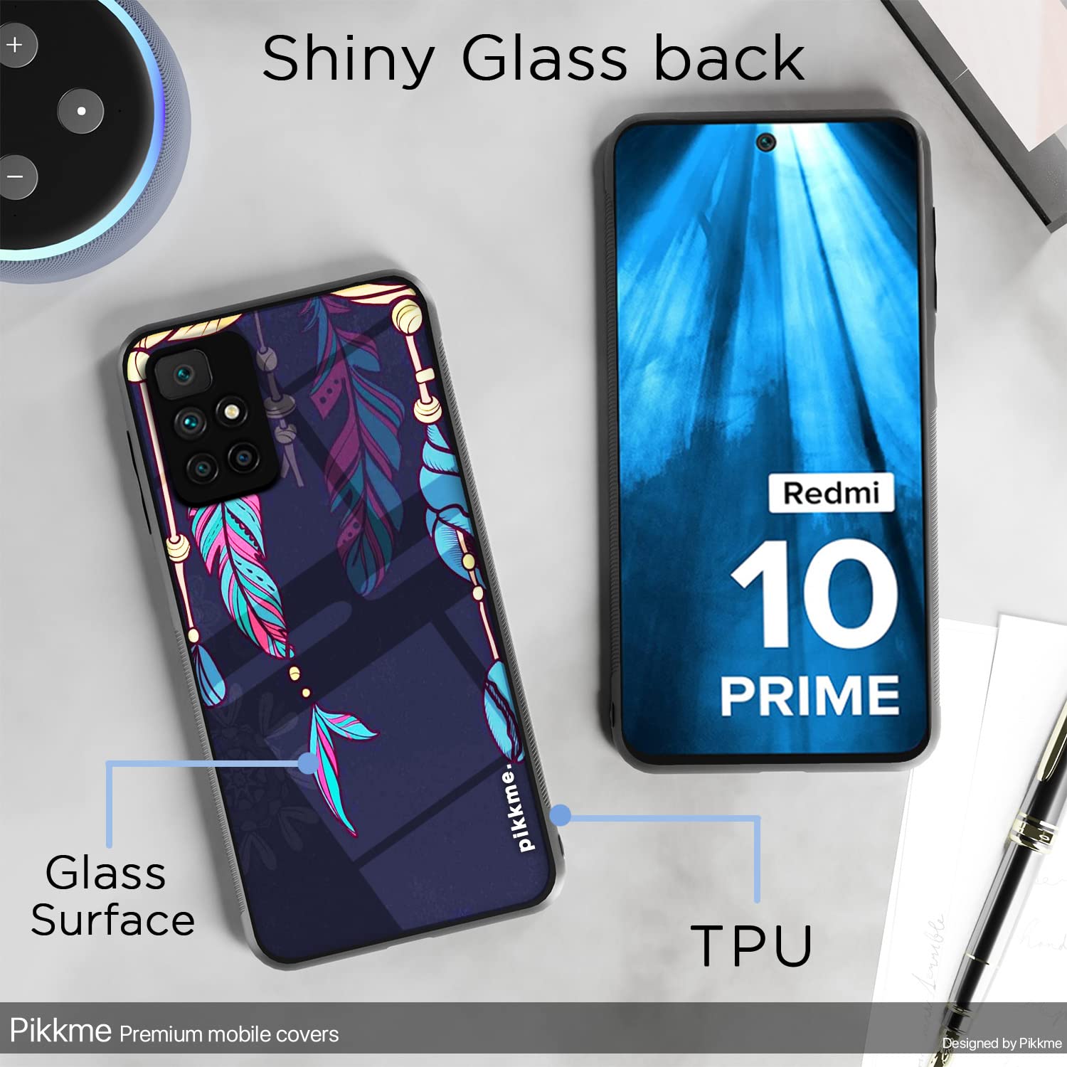 Pikkme Redmi 10 Prime Flower back cover – photo 3