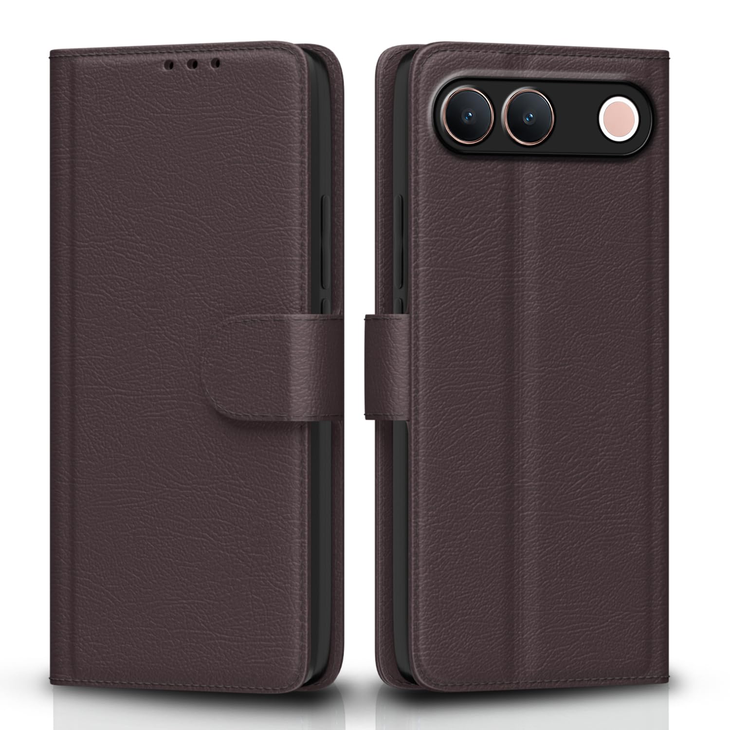 Pikkme coffee wallet flip cover for Vivo S2 5G