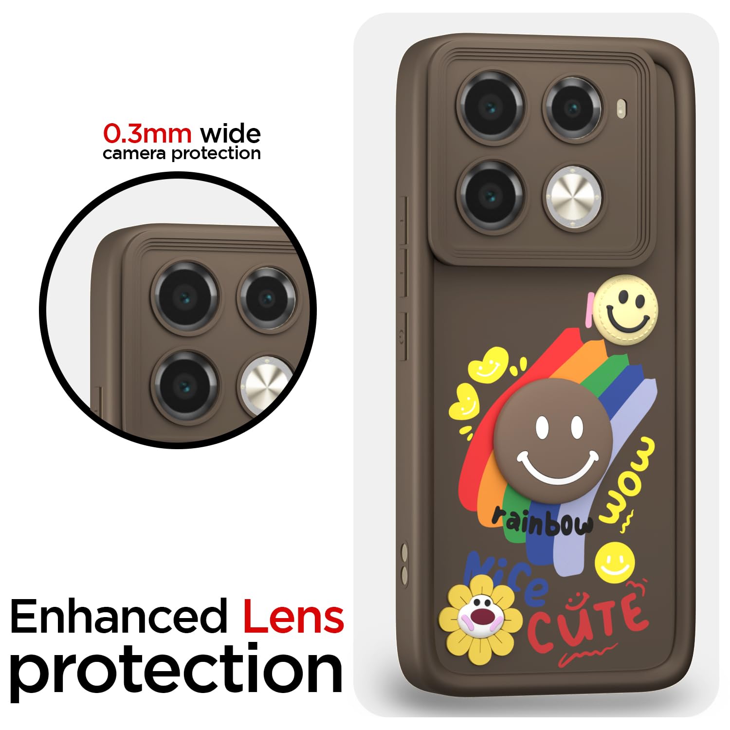 Infinix Note 40 Pro 5G back cover in brown by Pikkme – photo 5