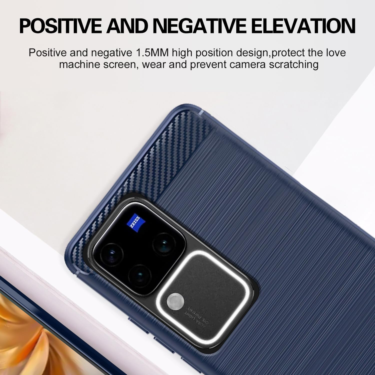 Pikkme Vivo V30 Pro 5G blue mobile back cover – photo 4