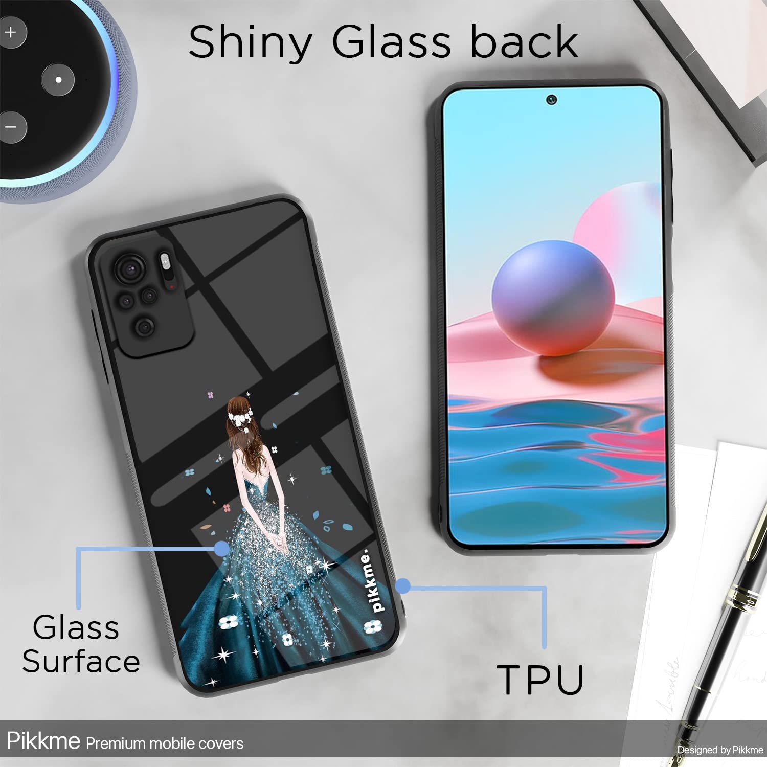 Redmi Note 10/Note 10s Hybrid mobile back cover by Pikkme – photo 3