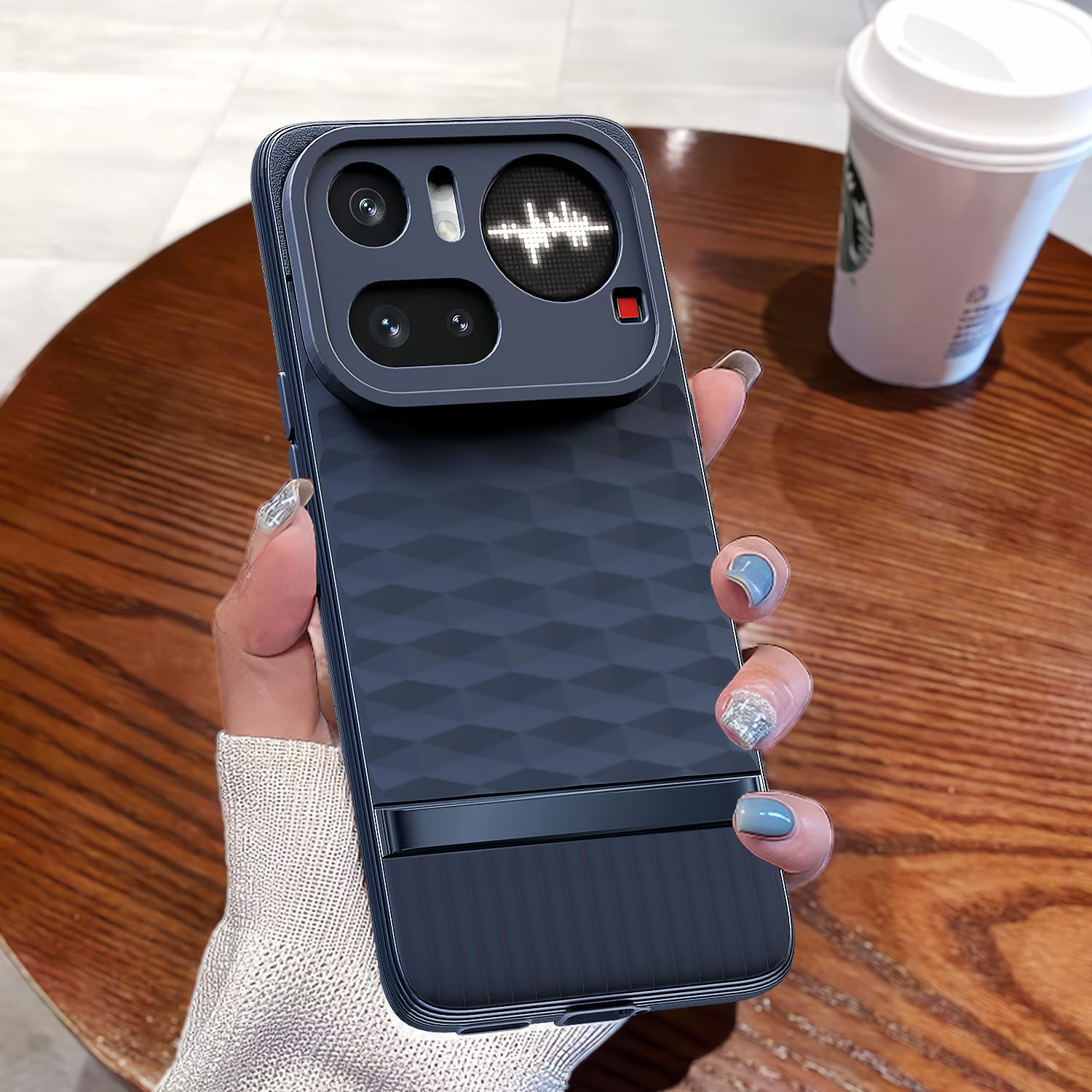 Pikkme blue Silicone mobile cover for Nothing Phone 4a Pro 5G – photo 7