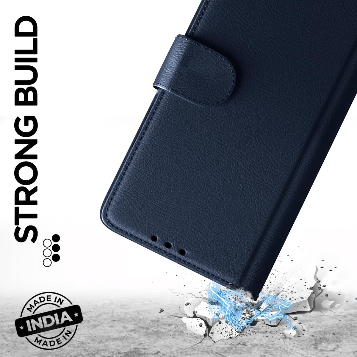 Blue mobile flip cover for Moto G35 5G – Pikkme – photo 7