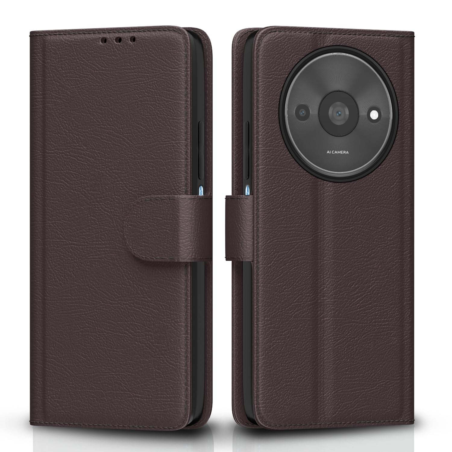 Redmi A3 Coffee Vintage Flip Cover