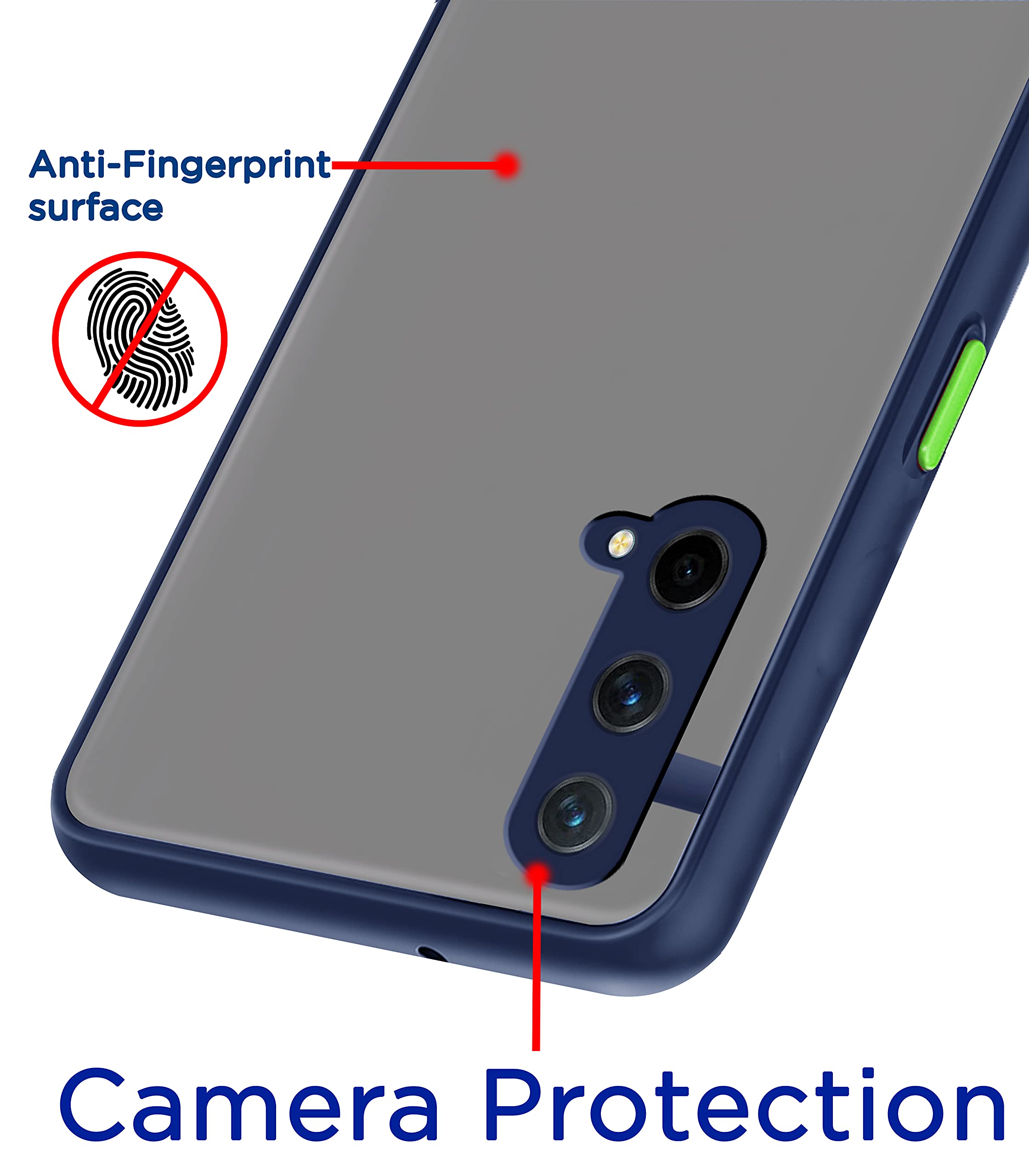 OnePlus Nord CE 5G Matte phone cover in blue by Pikkme – photo 2