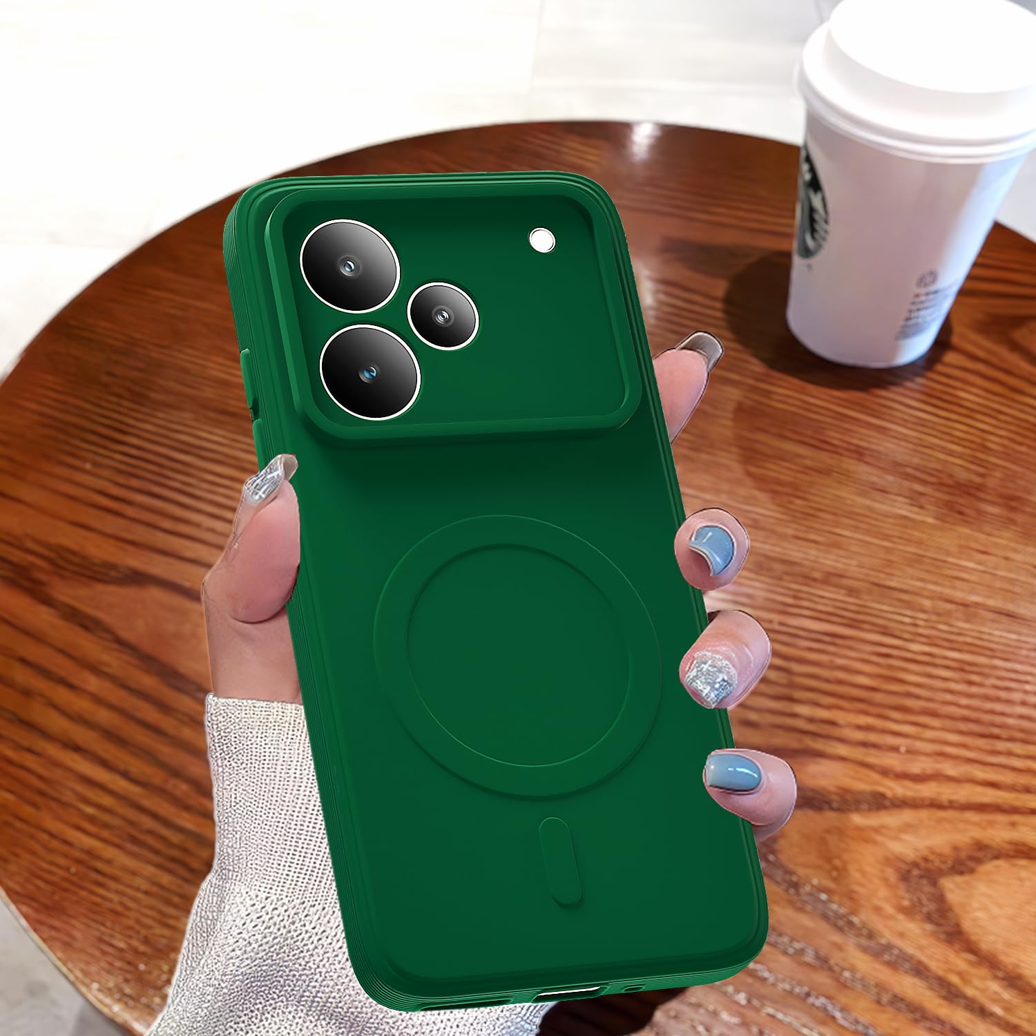 Realme P4 Pro 5G mobile back cover in green by Pikkme – photo 7