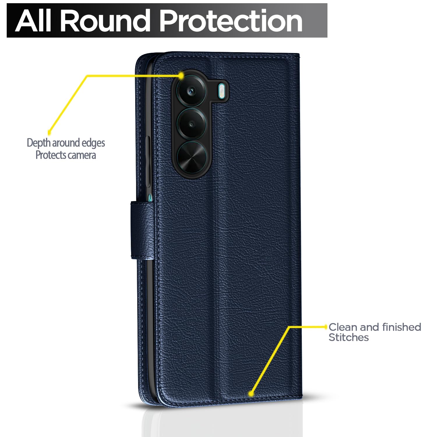Pikkme blue flip case for Realme P4x 5G – photo 4