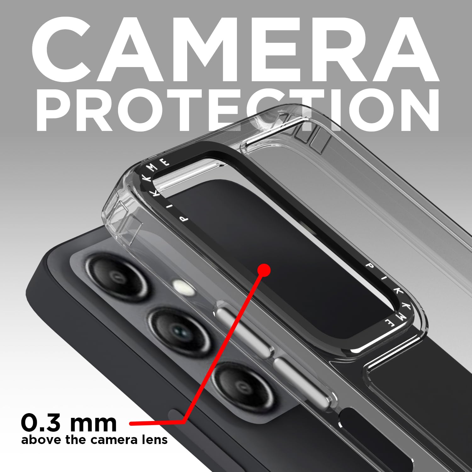 Pikkme transparent Hybrid back cover for Samsung A26 5G – photo 3