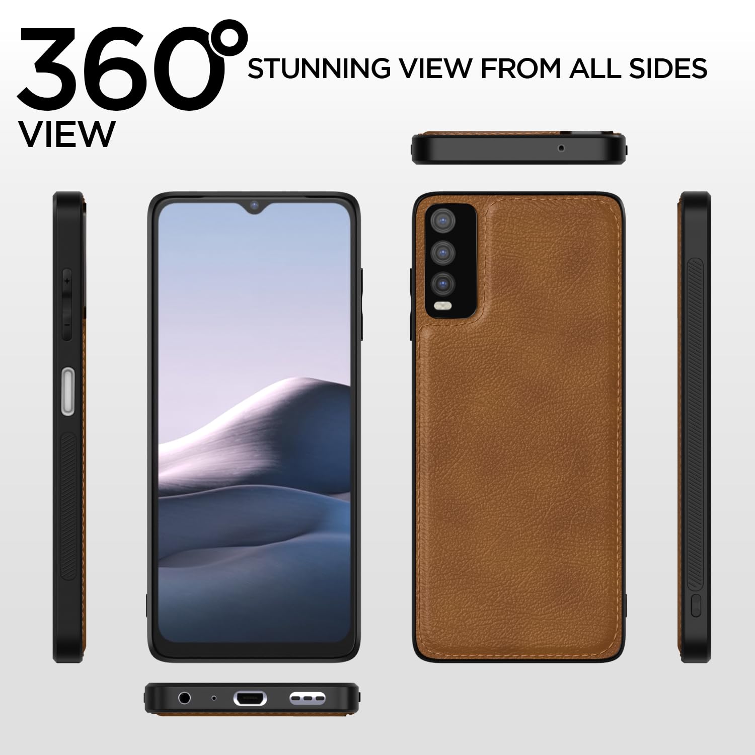 Pikkme Vivo Y12s/Y20/Y20i/Y20G brown phone cover – photo 2