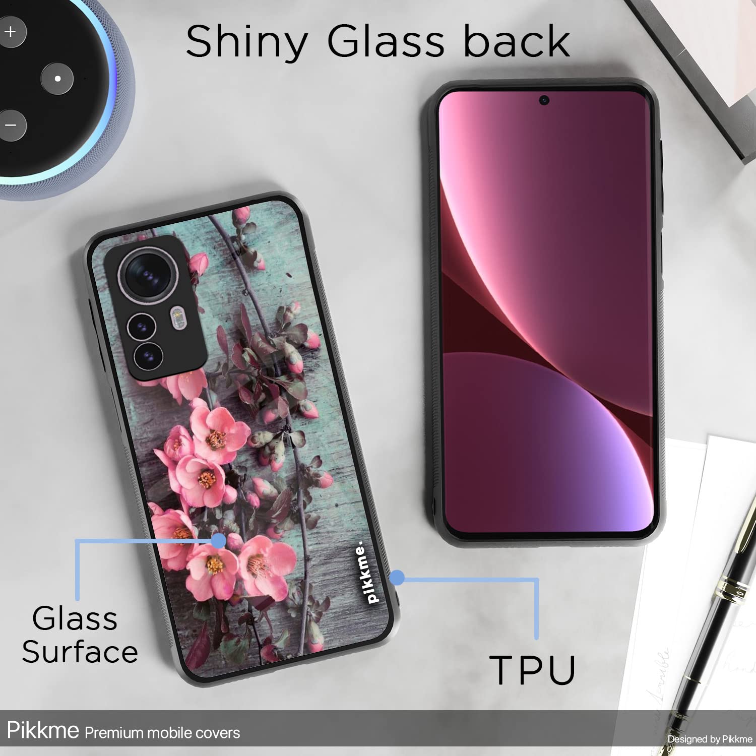 Pikkme Mi 12 Pro 5G Flower mobile back cover – photo 3