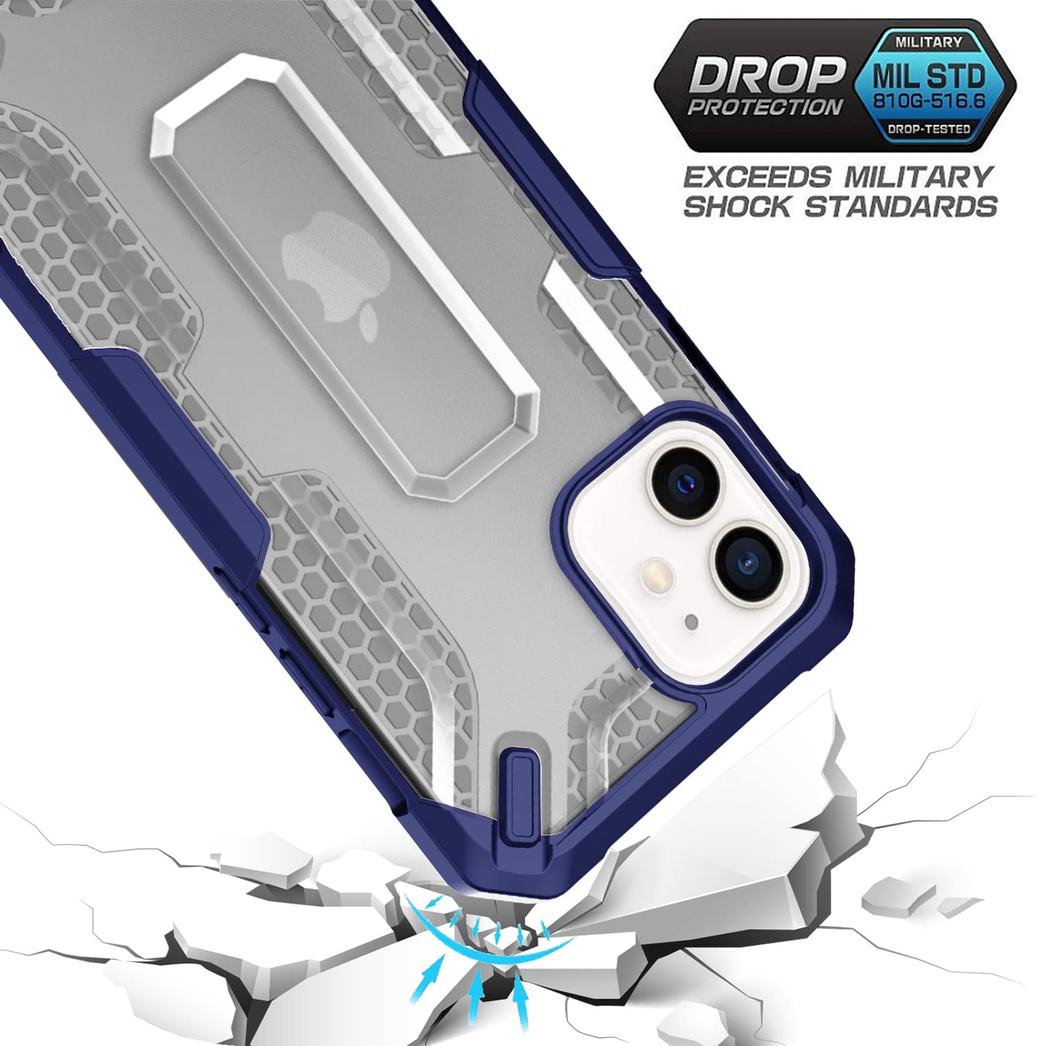 Pikkme iPhone 13 Mini Tough Armor blue mobile back cover – photo 2