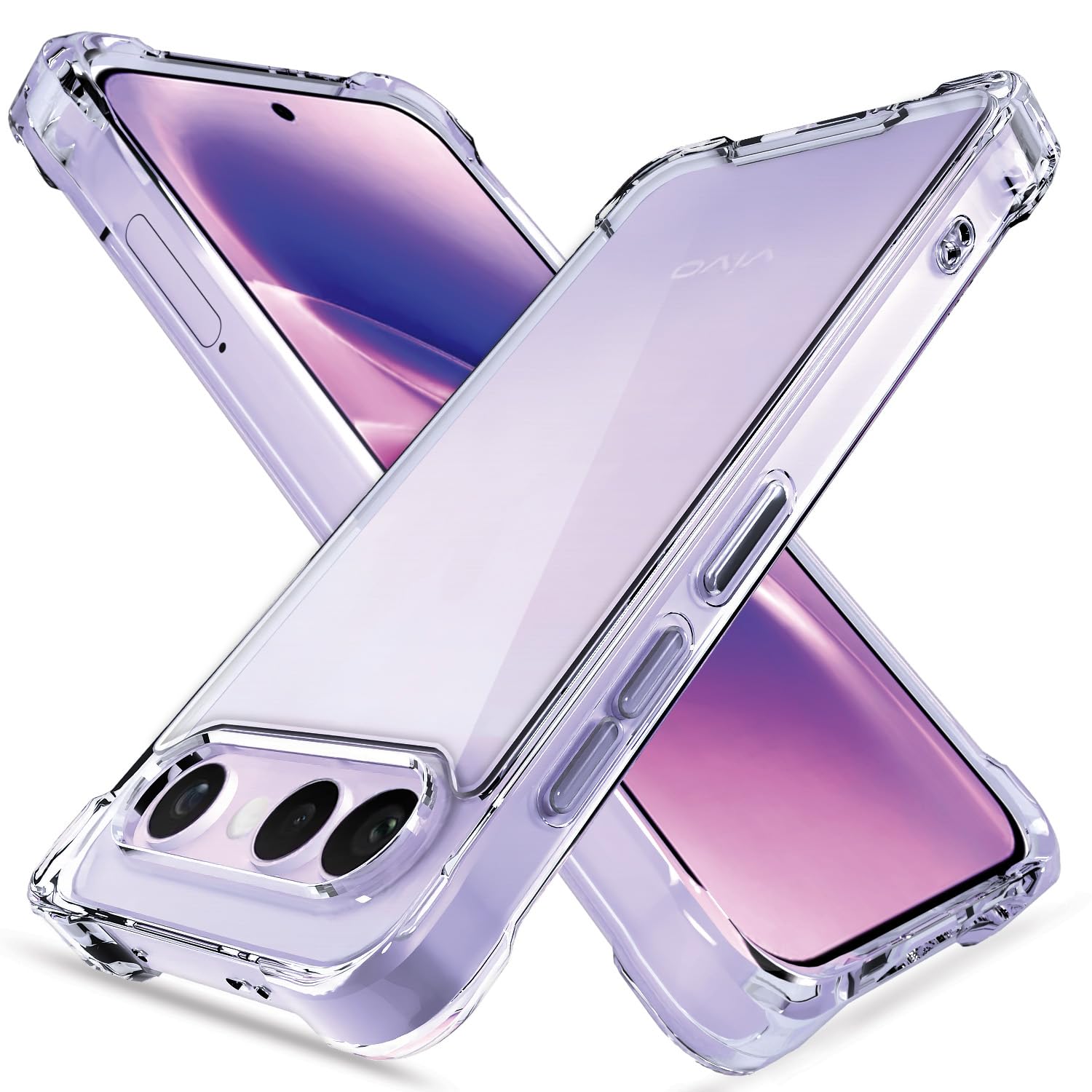 Pikkme transparent back cover for Vivo X300 FE 5G