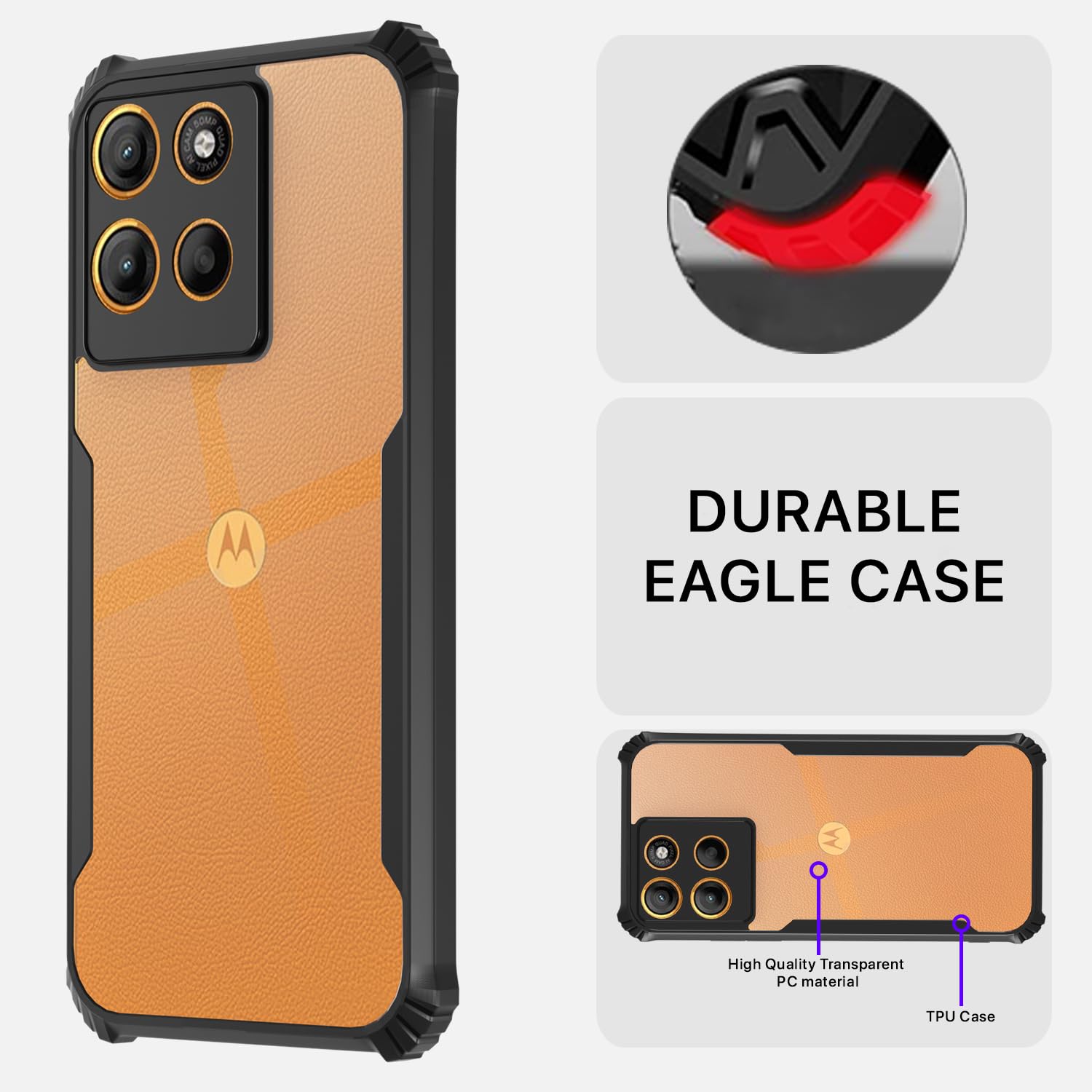 Black phone cover for Moto G15 – Pikkme – photo 5