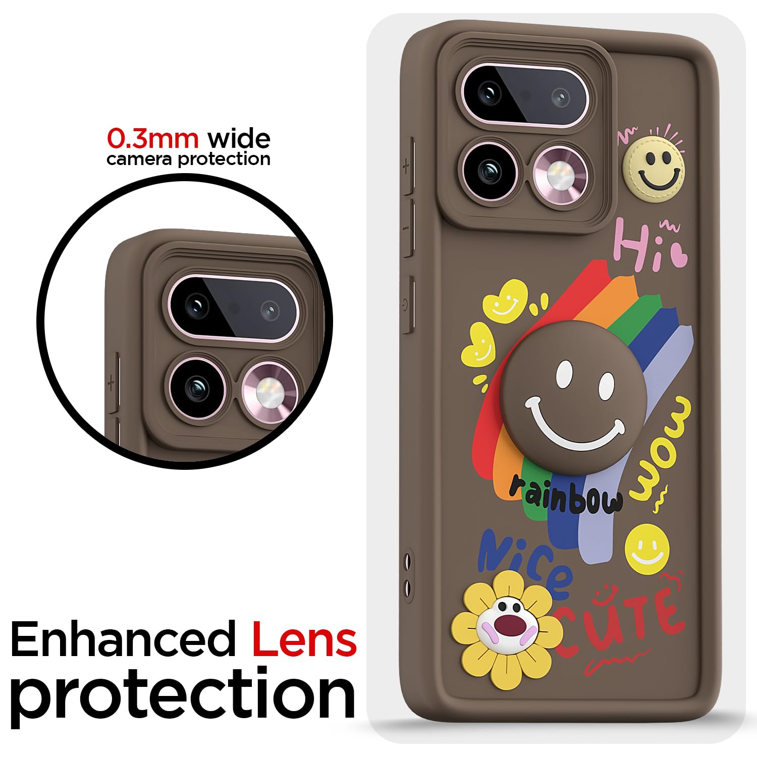 Pikkme Realme 16 Pro Plus 5G brown mobile back cover – photo 5