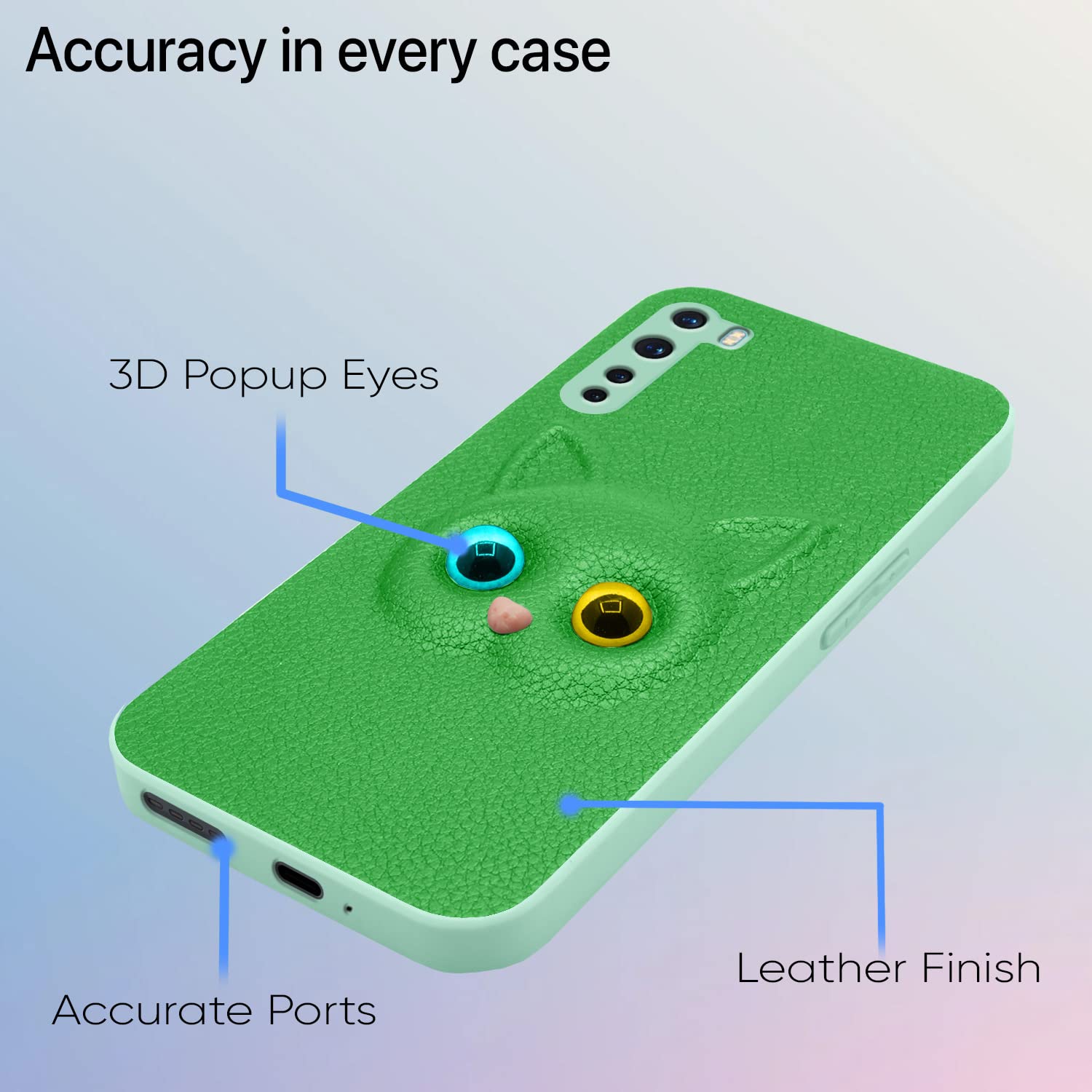 Pikkme OnePlus Nord green mobile cover – photo 4