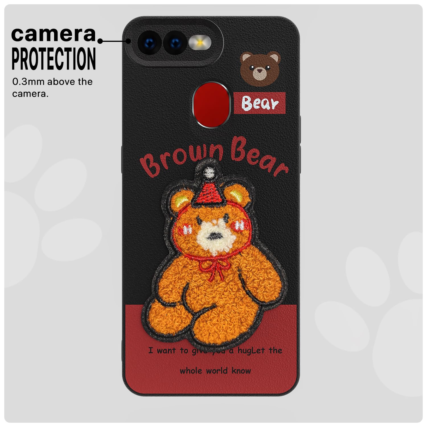 Cherry Plush Patch back cover for Oppo F9/F9 Pro/A5/A5s/A7 – Pikkme – photo 6