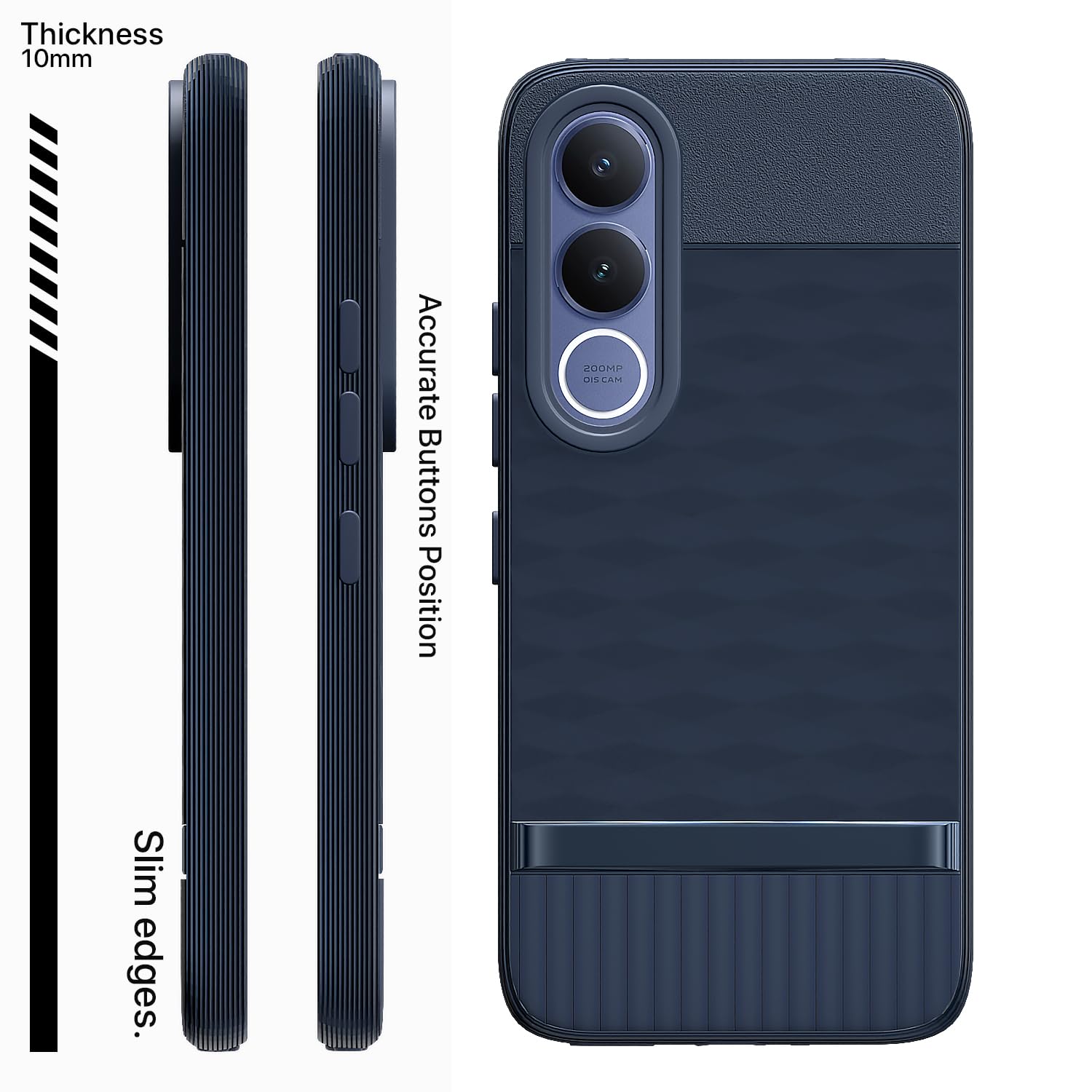 Pikkme Vivo V70 FE 5G blue mobile cover – photo 3
