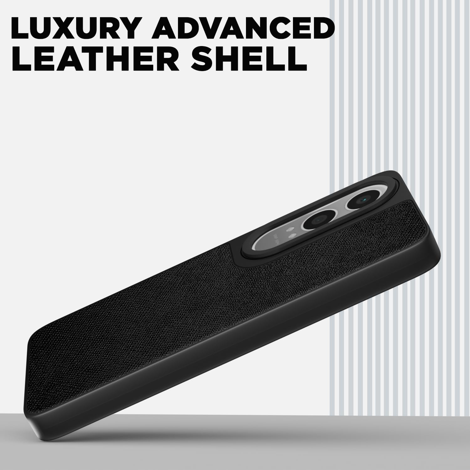 Pikkme OnePlus Nord Ce 4 Lite 5G Indian Leather Back Cover (Black)