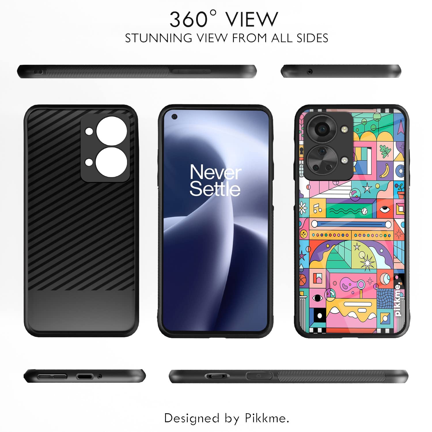 OnePlus Nord 2T 5G Hybrid back cover by Pikkme – photo 2