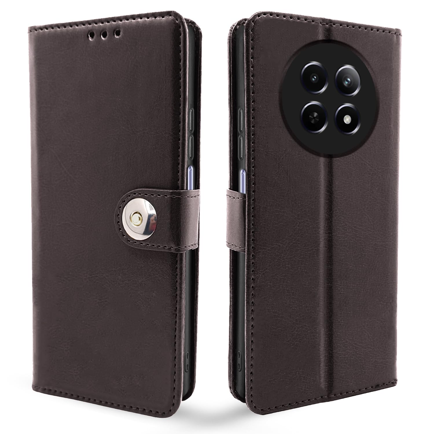 Coffee Button flip cover for Realme Narzo 70x 5G/N65/13/12/12X 5G/C65 – Pikkme