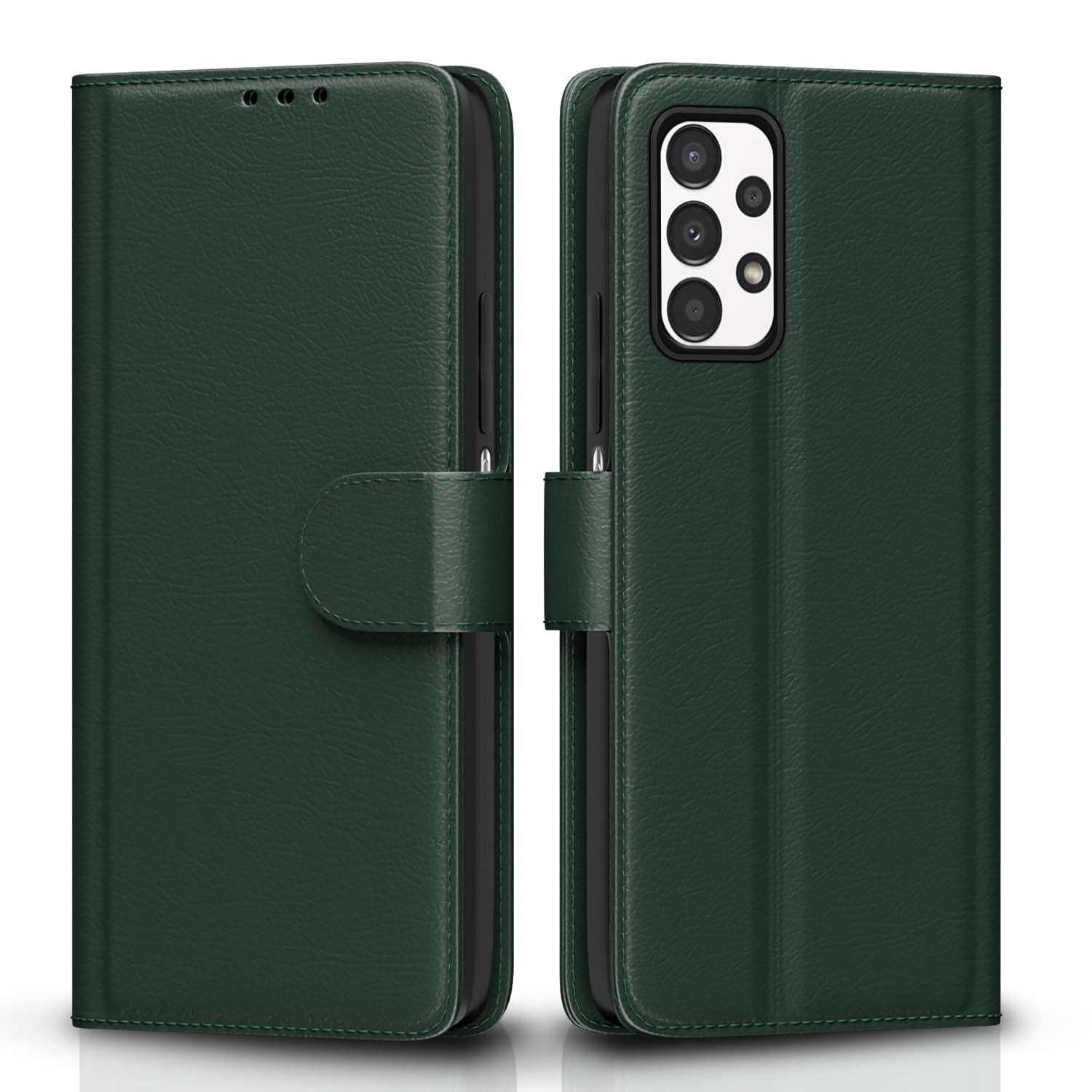 Pikkme Samsung A13 4G Wallet green mobile flip cover