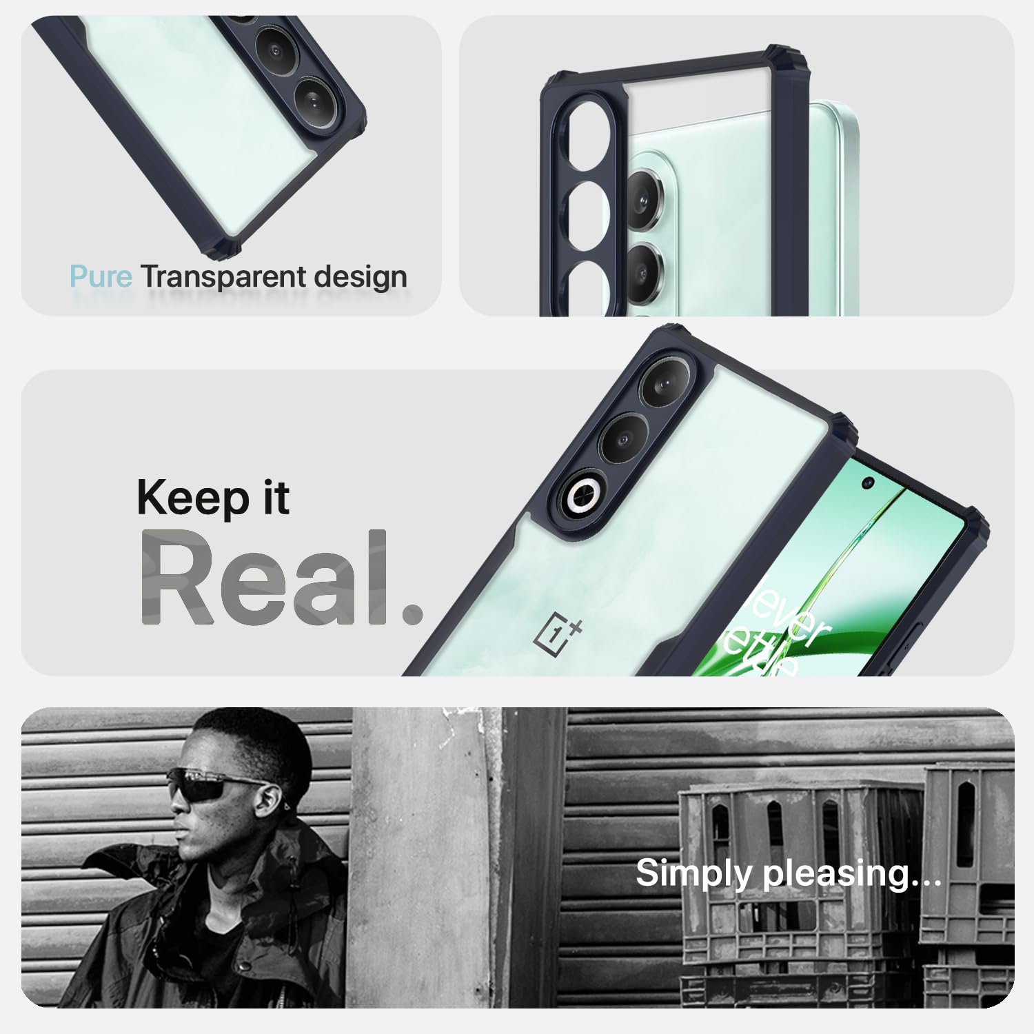 Blue Clear mobile cover for OnePlus Nord CE 4 5G – Pikkme – photo 4