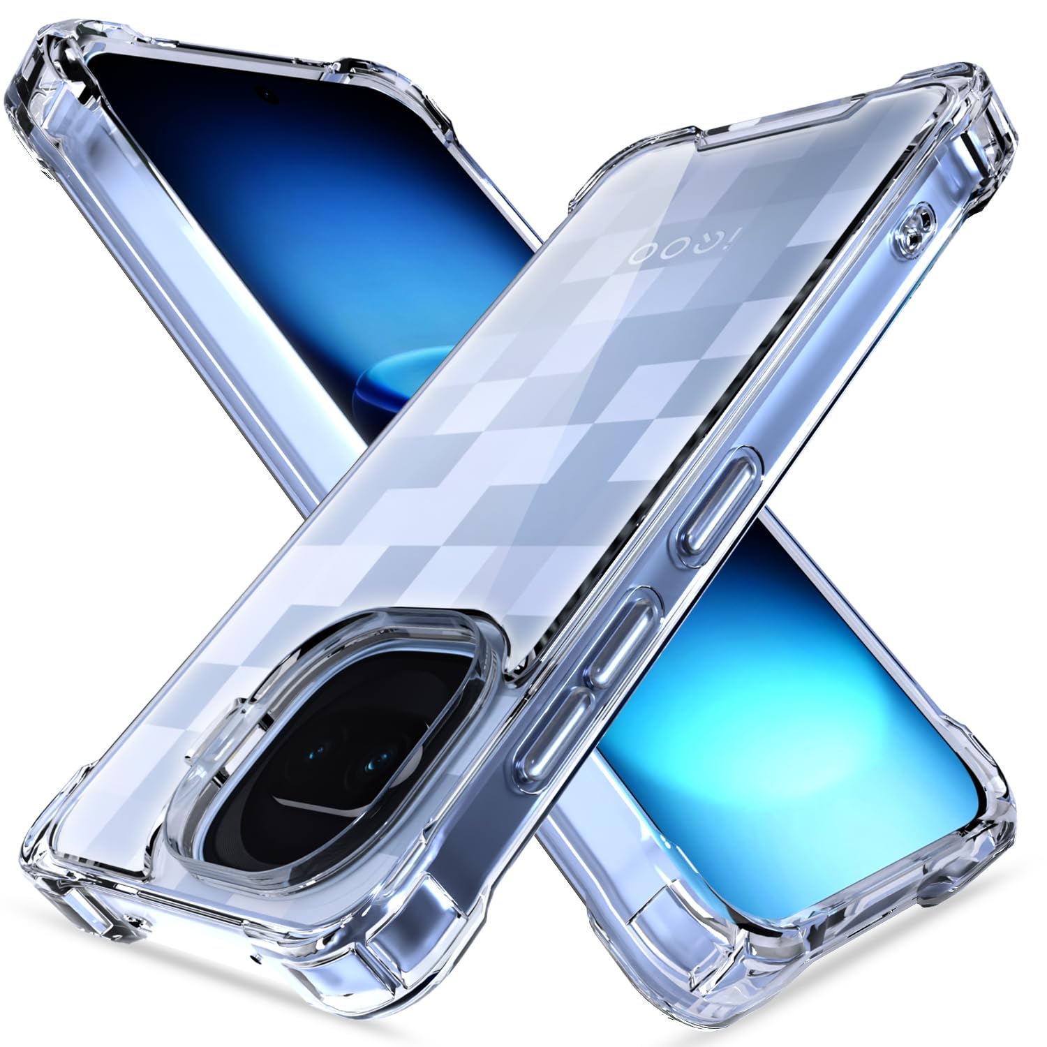 Transparent Clear mobile cover for iQOO 15R 5G – Pikkme