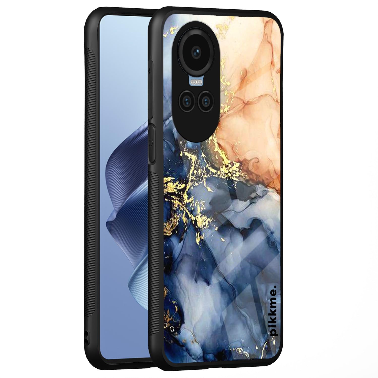 Pikkme Hybrid mobile back cover for Oppo Reno 10 Pro 5G
