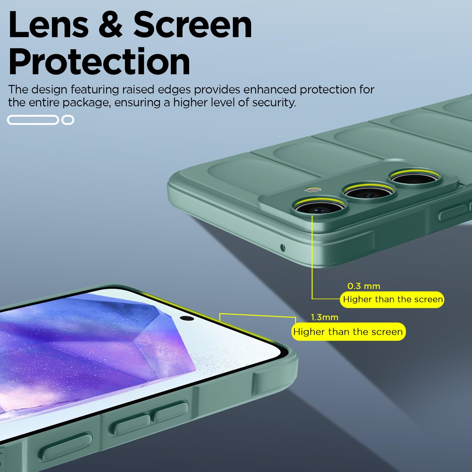 Pikkme green phone cover for Samsung A55 5G – photo 2