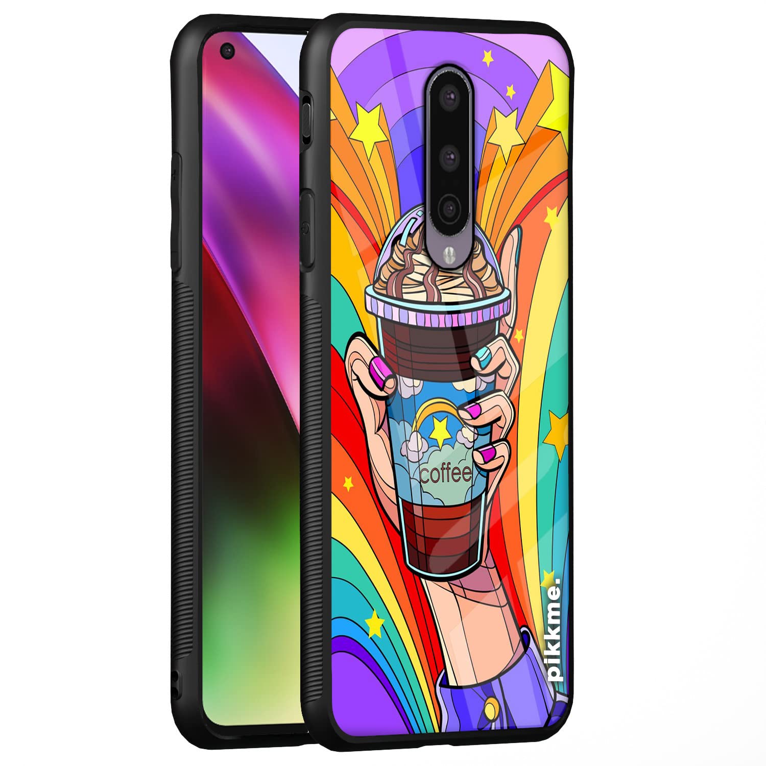 Pikkme OnePlus 8 Hybrid mobile back cover