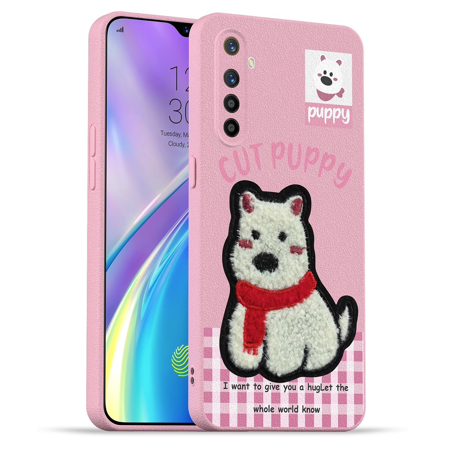 Pink back cover for Realme XT – Pikkme