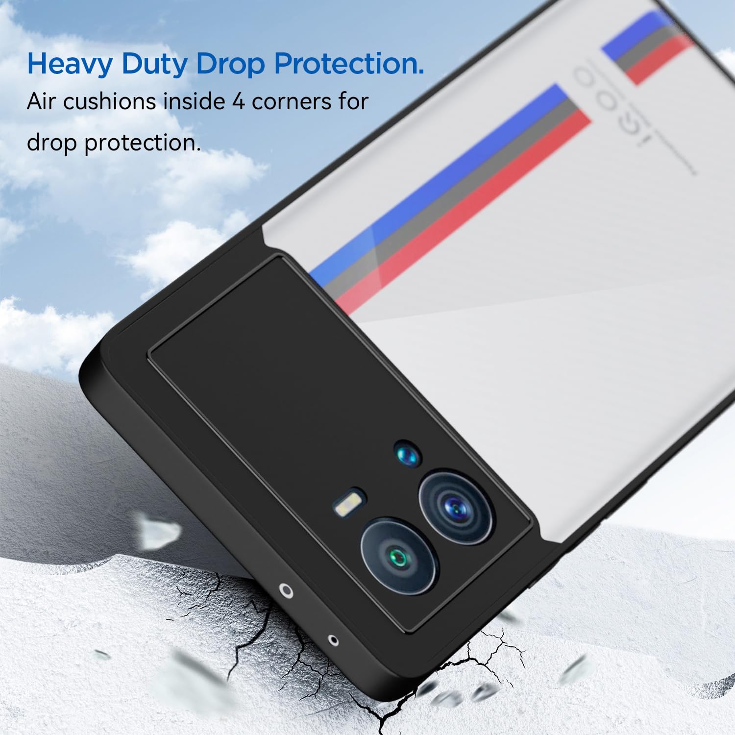 Pikkme black mobile back cover for iQOO 9 Pro 5G – photo 3