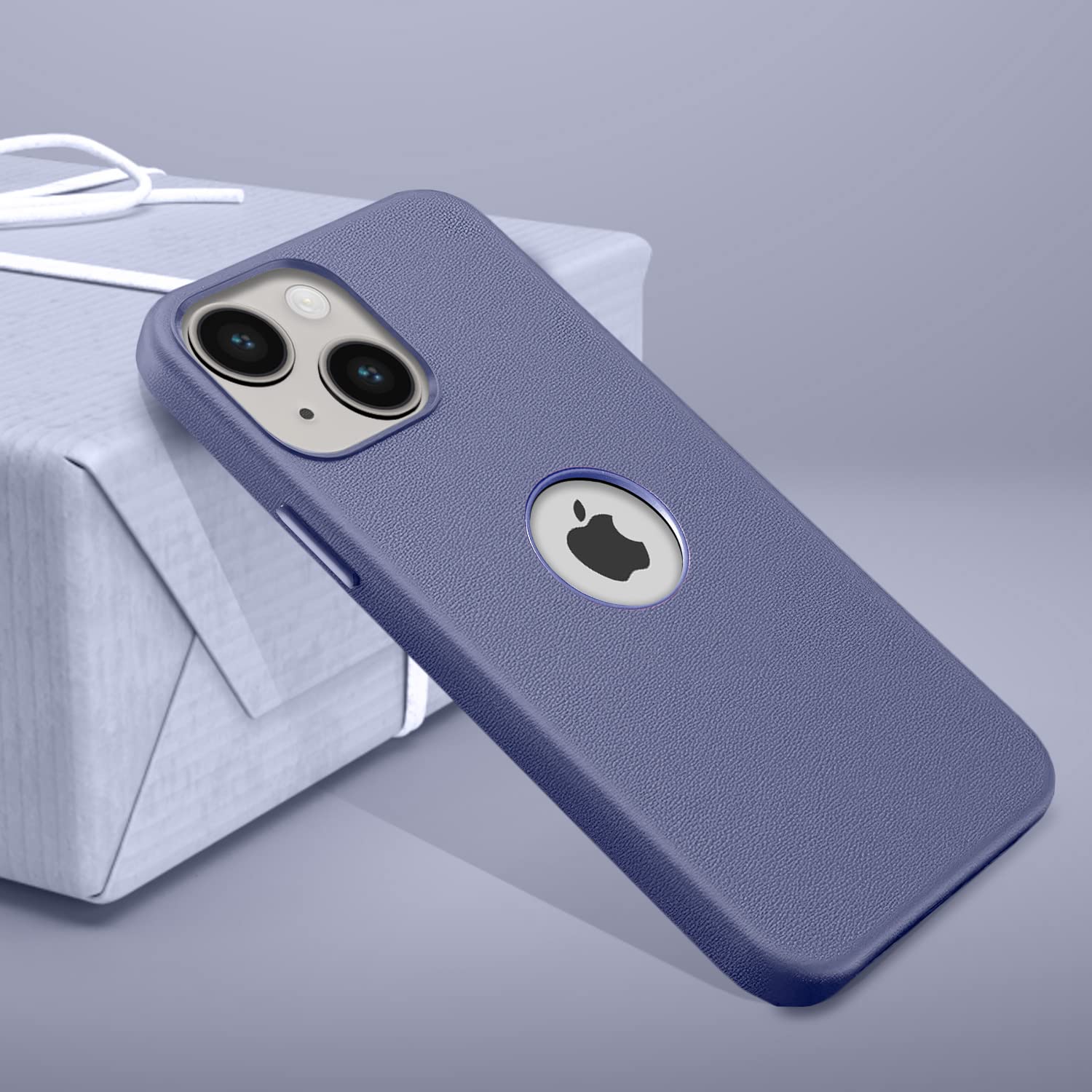 iPhone 14 Leather phone cover in wisteria by Pikkme – photo 3