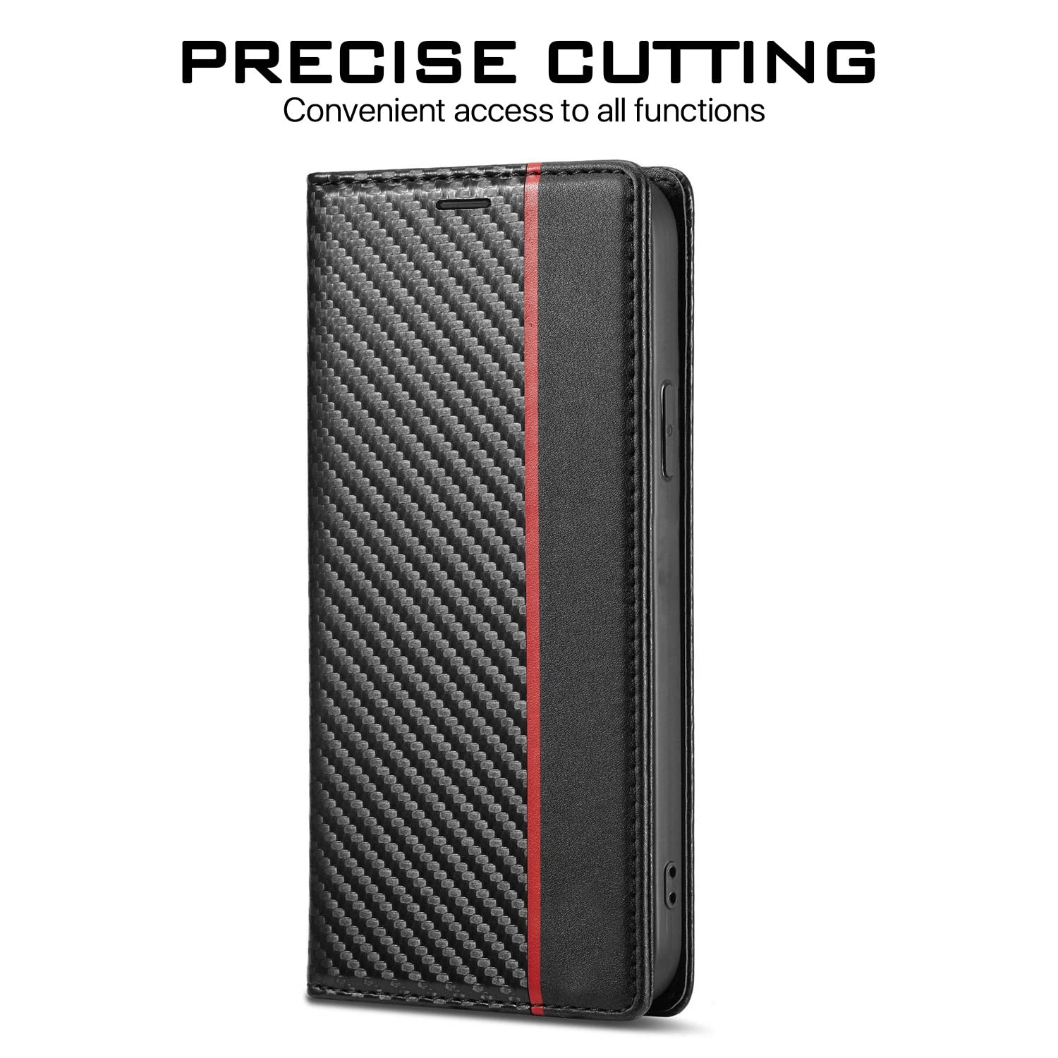 Pikkme Wallet Flip Cover (Black) black flip cover – photo 7