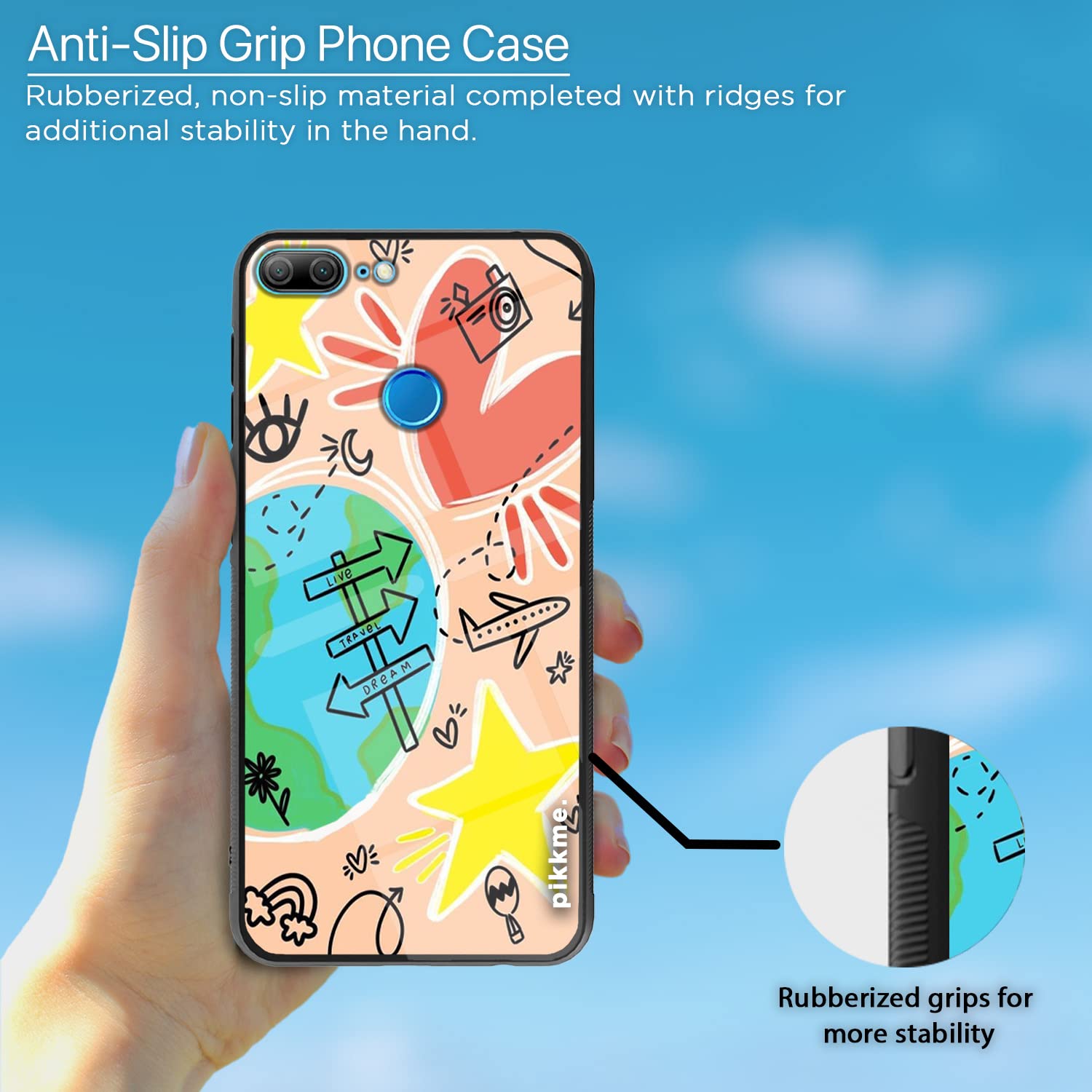 Honor 9 Lite mobile back cover by Pikkme – photo 5