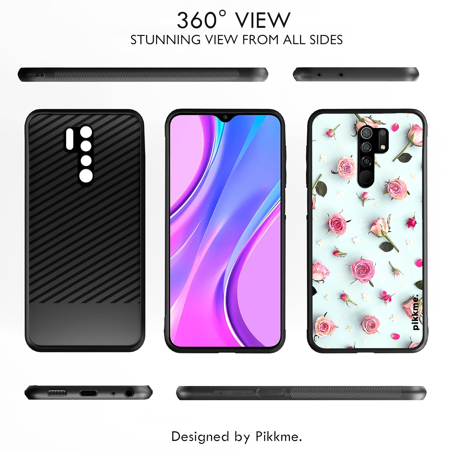 Pikkme Flower phone cover for Redmi 9 Prime – photo 2