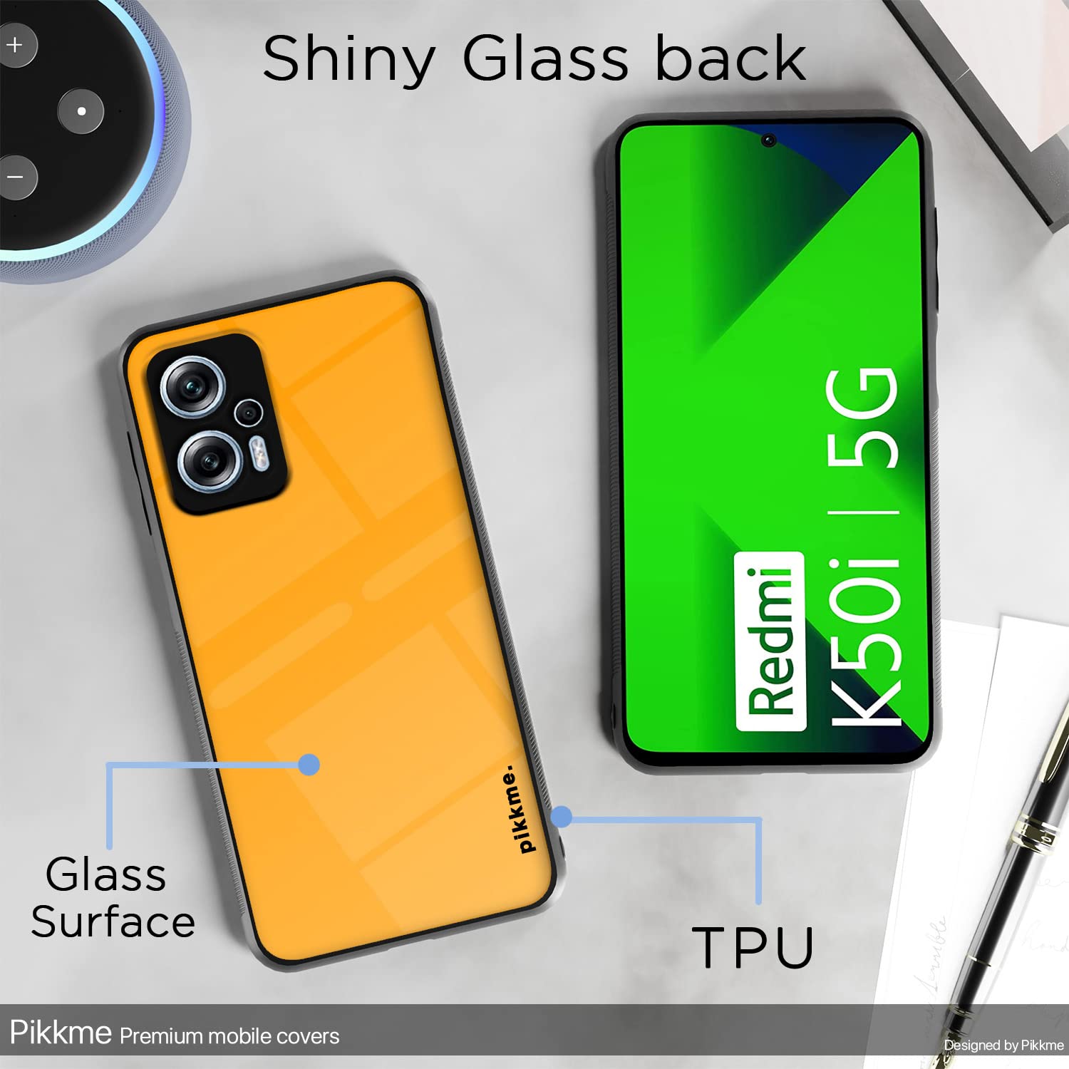 Redmi K50i 5G Hybrid mobile back cover by Pikkme – photo 3