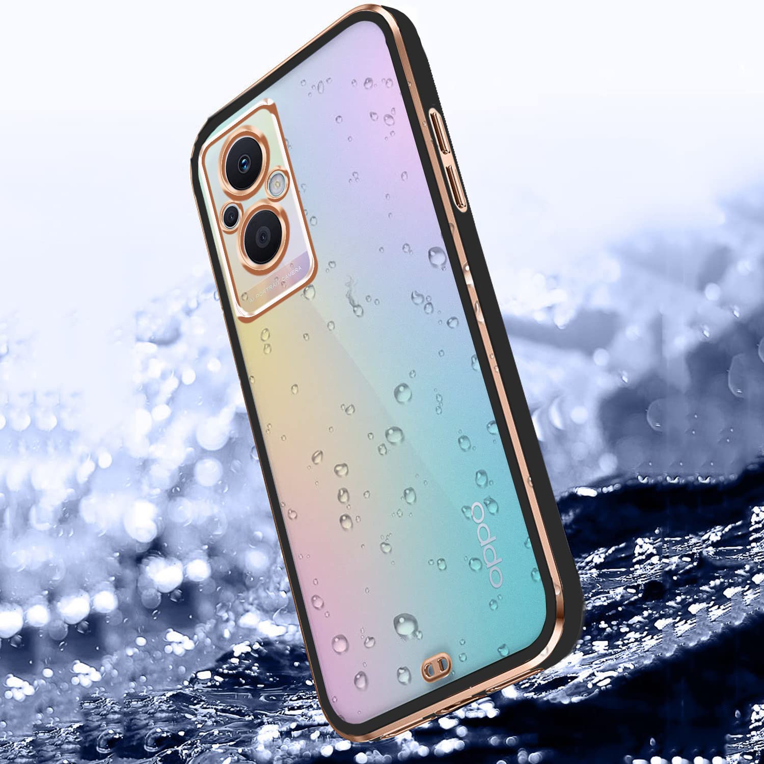 Oppo F21 Pro 5G Chrome back cover in black by Pikkme – photo 2