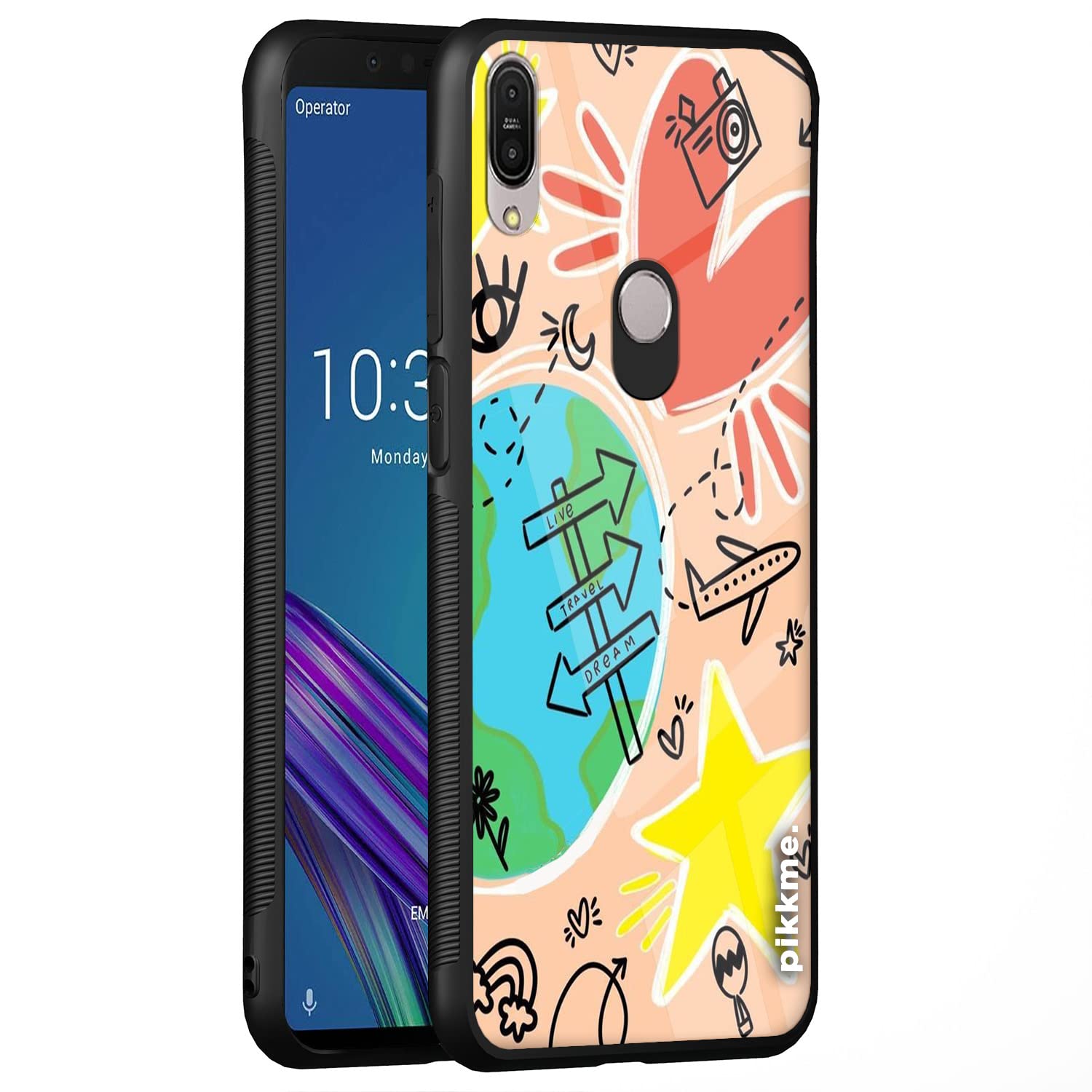 Asus back cover by Pikkme